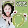 Diadema de Peluche de Gato para Mujer Otoño/Invierno 2026, Diadema de Color Café de Alta Gama para Lavado Facial, Pinza para el Pelo de Alto Volumen al por Mayor