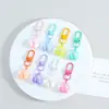Chaveiro acessório de pingente de fone de ouvido 3D de desenho animado, decoração de bolsa fofa e versátil, acessório de pequeno presente atacado