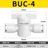 Conector Rápido Pneumático Buc para Tubo de Água e Ar Hvff Válvula Manual Válvula de Interruptor Bul Btc Buc-4 6 8 10 12