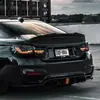 Adequado para Série 3 da BMW Modificado Kit M3 com Difusor Traseiro com Luz F30F35 Kit M3 Modificado Modelo V com Difusor Traseiro com Luz
