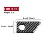 Juego completo de molduras interiores de fibra de carbono, emblema del volante, decoraciones laterales del aire acondicionado para modelos Ford Explorer 20-23