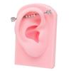 Gabe Europa y Estados Unidos transfronterizos dulces cuentas de colores piercing puente de oreja pendiente circonita azul hueso de la oreja perforación de uñas joyería