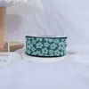 Cinta Floral de Algodón con Flor de Camelia en Relieve Cinta Floral Cinta para Empaquetar Ramo de Flores Cinta Hecha a Mano Lazo DIY