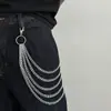Pantalones de Cadena para Hombre de Nicho Hip-Hop Europeo y Americano Cadena para Hombre de Moda de Gama Alta Venta Caliente de Comercio Exterior Colgante para Jeans Cadena de Cintura Transfronteriza