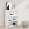 Estante de Chão Prateleira de Parede Estante de Livros Casa Moderna Simples Sala de Estar Armazenamento Armário de Armazenamento Branco
