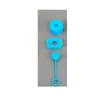 Tampa de copo vedada com tampa de canudo plugue de silicone à prova de vazamento à prova de poeira copo de acompanhamento kit de plugue de silicone anti-vazamento Stanley