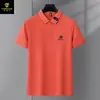 Camiseta de Manga Corta de Verano Paisenlong Camisa Polo de Algodón para Hombre 100% Algodón Camiseta de Manga Corta con Cuello Camisa Polo para Hombre Transfronterizo