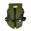 Roupas para Pets, Casacos de Algodão para Cachorros, Coleiras para Outono e Inverno, Vestuário de Poliéster, Tamanho Grande Roupas para Pets com Tema da Copa do Mundo
