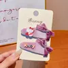 Accesorio Versátil para el Cabello con Lazo y Pedrería, Nuevo Pin Lateral de Terciopelo para Flequillo, Estilo Otoño/Invierno