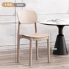 Habitación de Alquiler Mesa de Comedor Taburete de Plástico Silla de Comedor para el Hogar Apilable Taburete Engrosado Hogar Fuerte y Duradero Silla para Sala de Estar