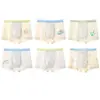 Ropa a juego para la familia: Ropa interior para niños, Estilo de verano fino de seda helada Clase A para hombres, Calzoncillos tipo bóxer para niños, Estilo a juego para padres e hijos