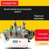 Máquina de Rotulagem Automática Completa de Mesa para Garrafas Redondas de Molhos, Vinho Tinto, Latas Plásticas de Alimentos Autoadesivas, Máquina de Rotulagem Personalizada Anti-Falsificação