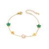 Directo de Fábrica Lote Pulsera de Acero Inoxidable Moderna Simple Versátil Corazón de Nácar Mariposa Redonda Romana Estrella Joyería de Mano