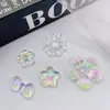 Cor Mágica Sereia Ji Cor Transparente Coração Amoroso Patch Redondo Acessórios DIY Headwear Caseiro Capa de Celular Brincos Material