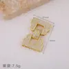 Novo Fecho de Corrente para Suéter com Zircônia e Cobre Microincrustado Fecho de Colar Acessórios para Joias DIY Cabeça de Fecho para Joias Fabricante Atacado