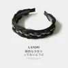 Diadema de Malla Trenzada con Pedrería de Lujo Ligero para Mujer, Aumenta la Altura en la Coronilla, Hace que el Rostro Parezca Más Pequeño, Diadema de Moda y Versátil, Pinza para el Cabello de Borde Ancho