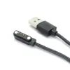 Cable de Carga Magnético USB Macho a Pin de Resorte de 4 Pines Cable de Datos Magnético