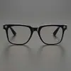 Nuevas gafas de moda retro transfronterizas con filtro de luz azul para graduación, con un toque de alta gama, lentes planas versátiles sin graduación, montura cuadrada para hombres y mujeres