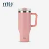 Copo Térmico para Carro com Alça, Grande Capacidade, Copo de Água em Aço Inoxidável 304, Isolamento Térmico e Conservação do Frio