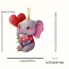 Colgante Plano de Elefante Nuevo Acrílico Transfronterizo Colgante