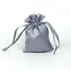 Bolsas de Satén con Cordón Listas para Pelucas, Bolsas de Empaque de Almacenamiento a Prueba de Polvo, Bolsas de Regalo de Satén de Seda para Joyería, Pañuelos de Seda