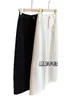 Pantalones Casuales de Acetato y Lana Súper Adelgazantes y Cómodos, Corte Tridimensional, Suaves y Adelgazantes, Caída Amplia para Otoño e Invierno G102002
