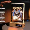 Regalo conmemorativo de temporada de graduación, regalo de cristal personalizado, bola de cristal luminosa, lámpara de noche grabada en 3D, adorno de escritorio creativo