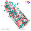 Lentejuelas Mixtas de Estrella de Cinco Puntas Fluorescentes de 5 mm 12 Colores Set de Lentejuelas para Arte de Uñas Celebrante Neto Joyería para Arte de Uñas Taladro Pegatina para Uñas