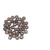 Cuentas sueltas de ágata gris 7A natural preferidas, hechas a mano, tejidas a mano, cuentas redondas de cristal, pulsera, collar, accesorios, bolsa