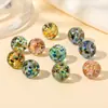 Boutique Venus Flor Material Cuentas de Vidrio Tipo Antiguo Cuentas Sueltas Cuentas con Agujero Recto Accesorios para Joyería DIY Pendientes de Niña Combinan con Todo