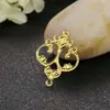 Peça de Ferro Padrão Totem Retangular Redondo Losango Embossado DIY Acessórios de Cabelo para Trajes Antigos Acessórios para Penteado de Noiva Material