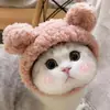 Sombrero de gato con cabeza de león, bonito y divertido accesorio para el cabello con foto de mascota, vestido de cachorro, decoración