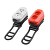 Luz de Bicicleta, Luz Traseira à Prova d'Água de Alto Brilho para Pedalar à Noite, Luz de Bicicleta Portátil Leve de Instalação Rápida, Luz Traseira Magnética Multimodo