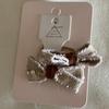 Pinza para el pelo suave glutinosa dulce color beige clip bb amor diadema versión ancha diadema pinza para la parte superior del cráneo cabello para salir a diario todo partido