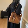 Bolso Grande de Mujer 2025 Nuevo de Moda Retro Bolso de Hombro Único Bolso Tote de Moda Versátil