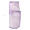 Toallitas Desmaquillantes Estampadas de Franela en Stock, Diadema Limpiadora Facial de Belleza, Toallitas de Limpieza Lavables y Reutilizables