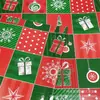 Caja de regalo de fiesta de Navidad nueva transfronteriza grande 80 g papel de regalo de fondo de decoración navideña al por mayor