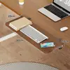 Tablero de Extensión para Escritorio Plegable Gadget para Escritorio de Oficina Expansión Lateral Alargamiento Ensanchamiento Brazo de Soporte Bandeja para Teclado