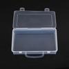 Caja portátil vacía de polipropileno transparente, caja para medicamentos, joyas, notas, herramientas de ferretería, accesorios, acabado, papelería, almacenamiento de aparejos de pesca, caja de plástico.