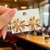 Pendientes Populares de Gama Alta con Diseño Minimalista, Accesorios para Orejas Únicos y Versátiles, Joyería Pequeña para Puestos de Mercado Nocturno
