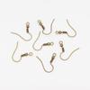 Zhongxing Jewelry Ganchos para Orejas de Cobre DIY, Electrochapados, Engrosados, Conservan el Color, Accesorios Básicos para Pendientes, Materiales para Abalorios