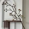 Flores Artificiales, Flores Secas Estilo Wabi-Sabi, Hojas Secas, Frutos de Pipa, Hortensias de Borde Tostado, Materiales Florales Vintage, Frutos de Espino Marítimo, Decoraciones de Mesa, Flores de Seda