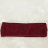 Faixa de Cabelo Elástica de Lã Cor Sólida Para Lavar o Cabelo Feminina Estilo Coreano Para Usar por Fora Faixa de Cabelo Tecida de Malha de Aba Larga Acessórios de Cabelo da Moda Outono e Inverno Faixa de Cabelo