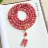 Pulsera Bodhi de Doble Círculo con Diseño de Flor de Arándano, Cuentas de Buda del Zodiaco, Accesorios de Loto, Pulsera Popular para los Doce Signos del Zodiaco, Mayoreo