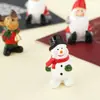 Decorações de Natal zakka Miniaturas de Papai Noel Ornamentos de Resina Decoração para Casa Mesa Jardim Vasos