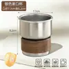 Copo para Enxaguante Bucal de Aço Inoxidável 304, Copo para Escova de Dentes, Copo Odontológico para Casal, Porta-Escova de Dentes, Caixa de Armazenamento, Porta-Copos de Madeira Maciça