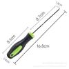 Gancho extractor de estacas de suelo en forma de U Negro-Verde Abre sellos de aceite Gancho curvo Extractor Herramienta de desmontaje Jardinería Gancho curvo galvanizado