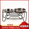 Hierro acero inoxidable estante para comida de perro mayoreo mascota perro gato estante para comida golden retriever y otros fabricantes de estantes para tazones de perro chinos suministro
