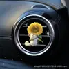 Sudadera Transfronteriza de Comercio Exterior Diseño de Gato Clip de Ventilación Terminado Decoración para Coche Fragancia Linda Acrílico Decoración Impermeable