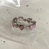 Anillo Vintage de Ágata Lisa de Alta Resistencia, No se Desvanece, Nicho de Alta Gama Lujo Ligero Ajustable Anillo Abierto en Plata Esterlina